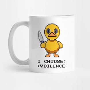 I Choose Violence - Pixel Art Mug